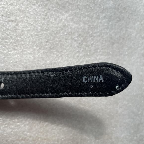 Vintage 90s Brighton Belt Women Small Black Leather Beaded Southwestern Western - Picture 5 of 9